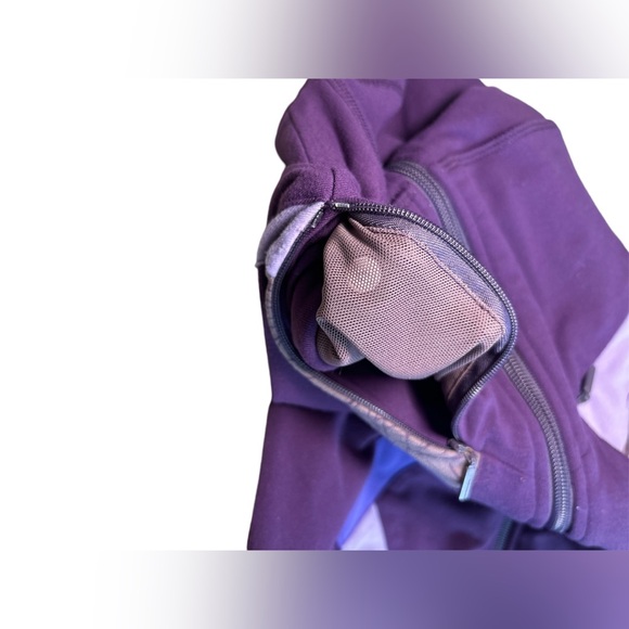 Lululemon Origami Stride Full Zip Athletic Sweatshirt Jacket Purple Size 6 - Picture 4 of 5